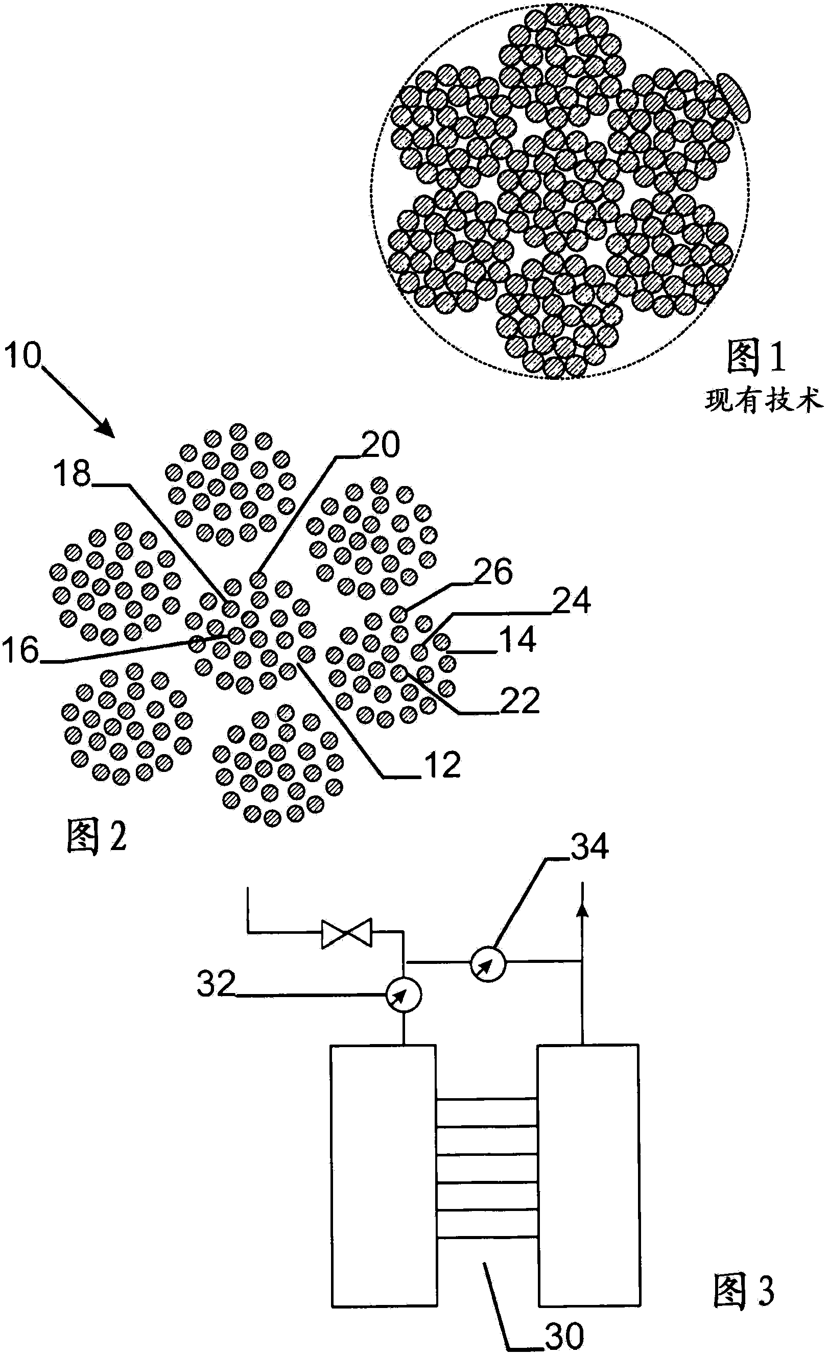 Open multi-strand wire rope