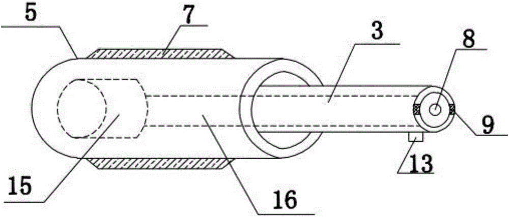 Ultrasonic probe for ear-nose-throat department