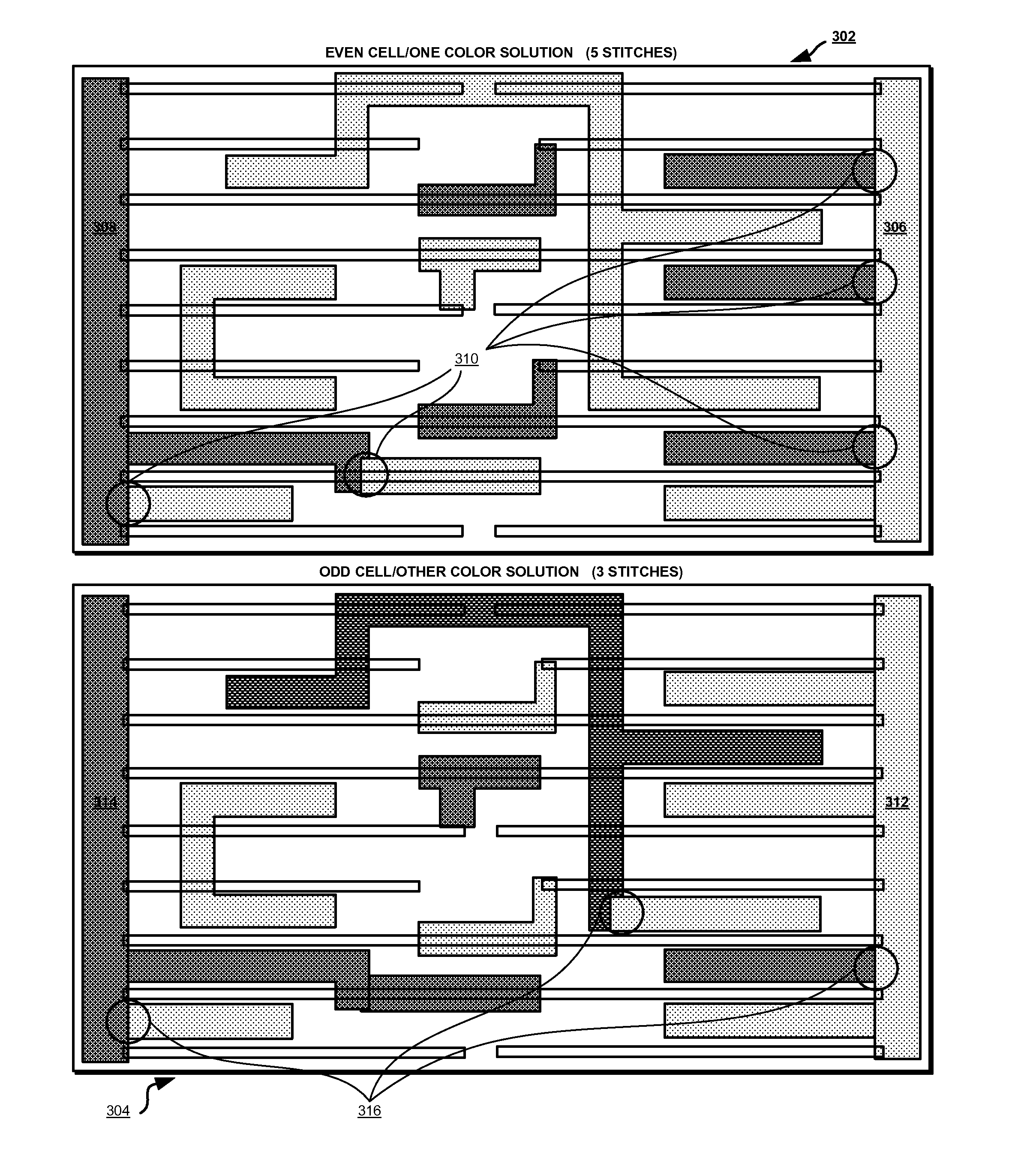 Multi-patterning lithography aware cell placement in integrated circuit design