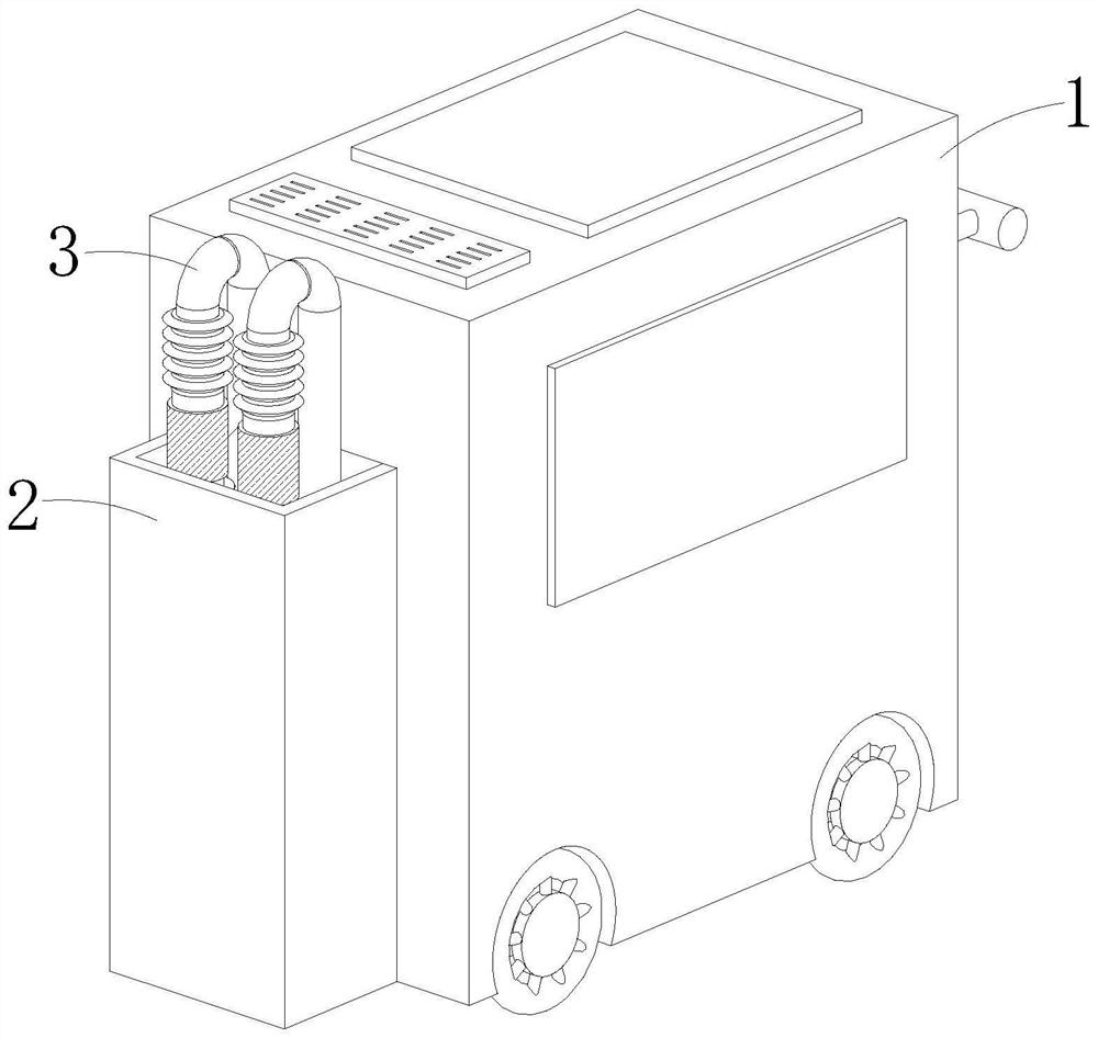 Machine tool scrap iron deslagging mechanism and assembly process