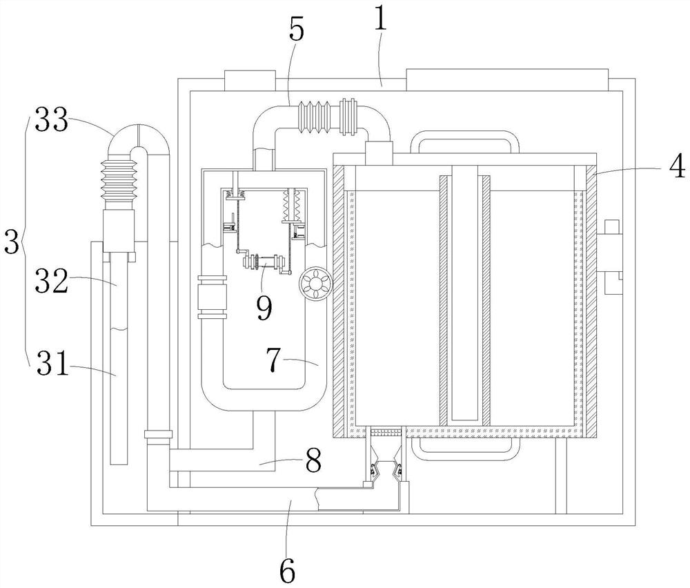 Machine tool scrap iron deslagging mechanism and assembly process