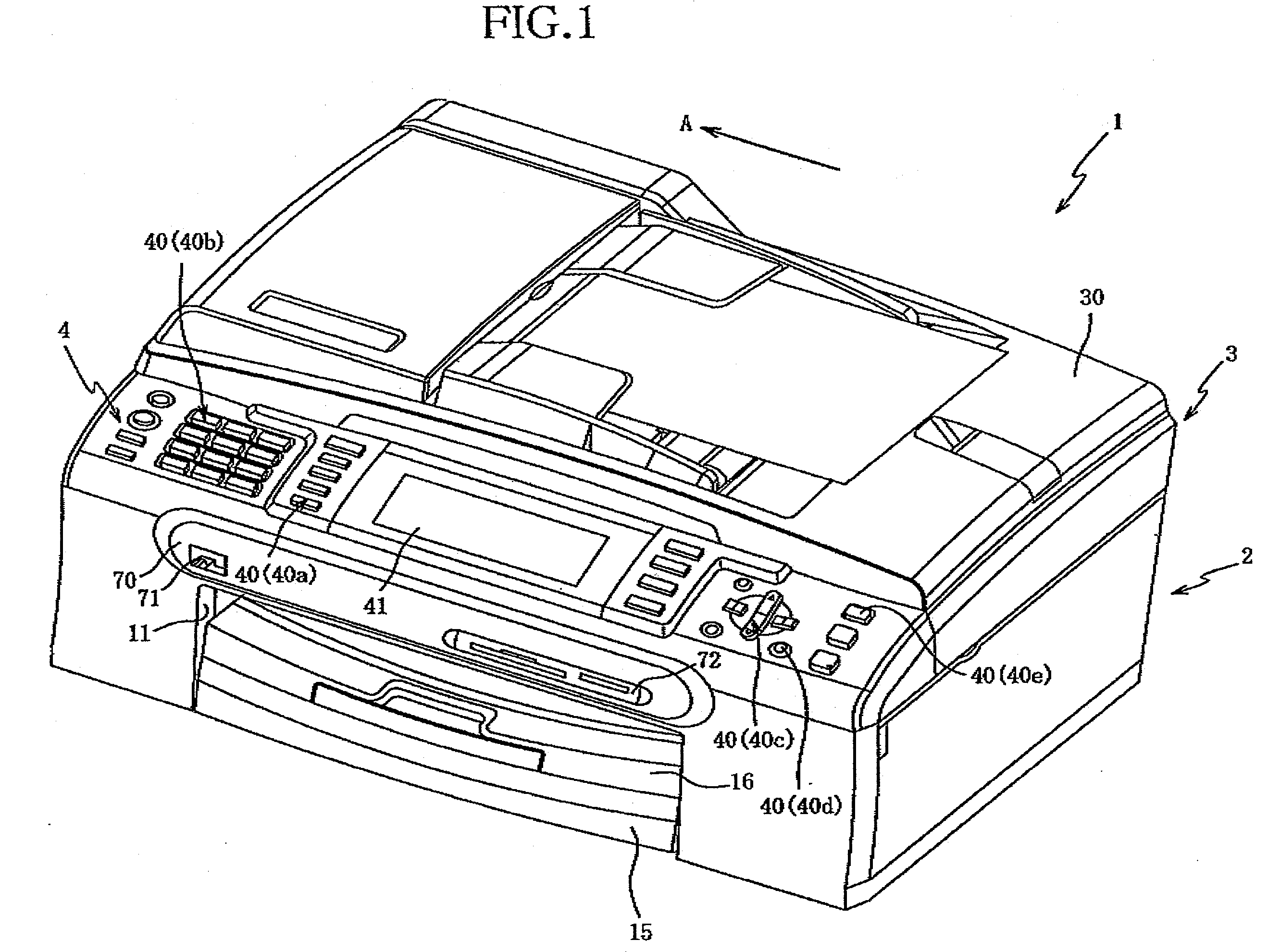 Facsimile apparatus and method of outputting distribution destination information