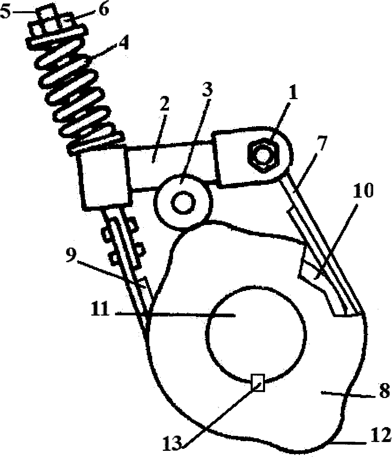Novel brake mechanism of rigid clutch press