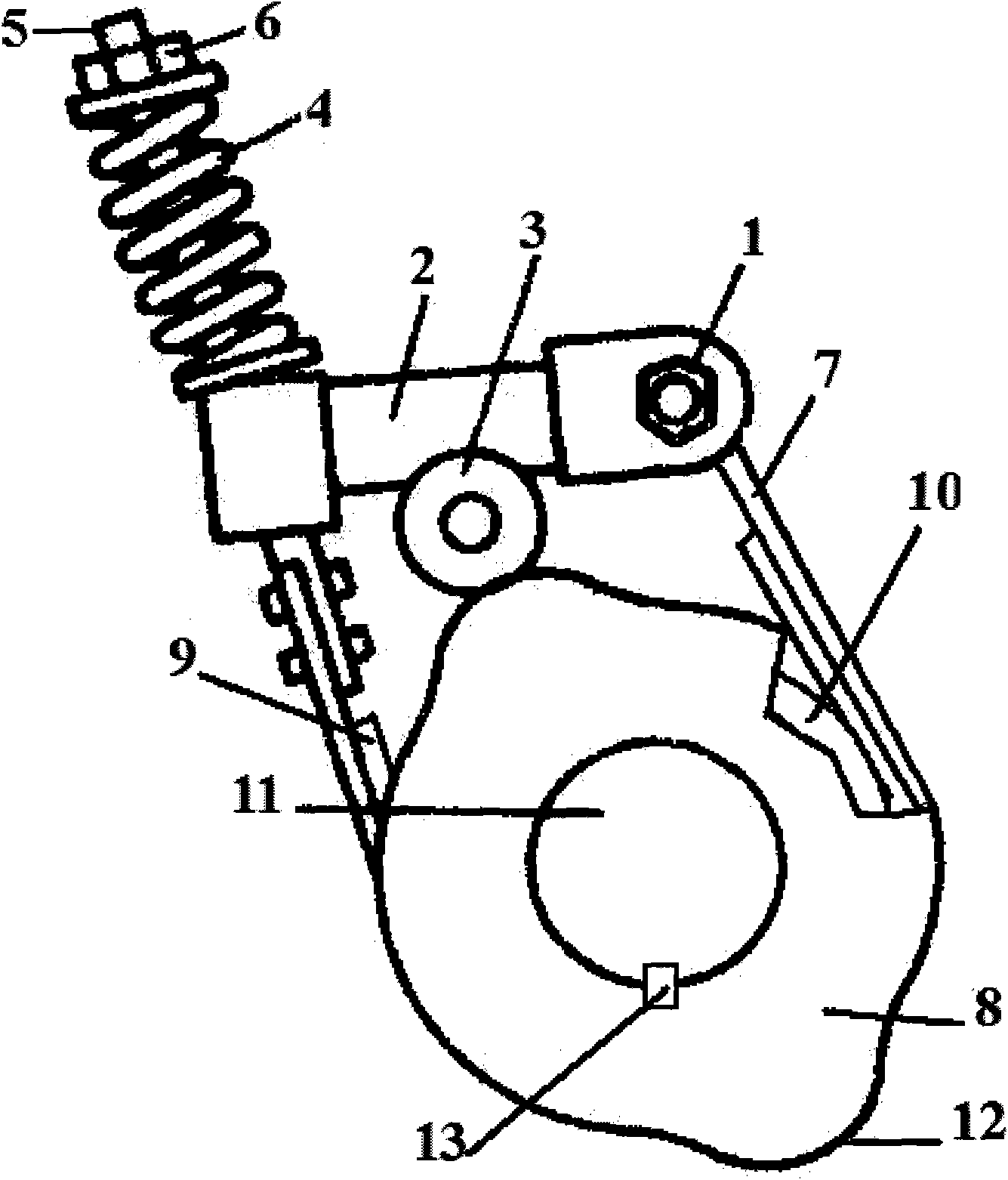 Novel brake mechanism of rigid clutch press