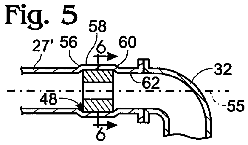 Noise attenuating device for a heating-ventilation-cooling system of a motor vehicle