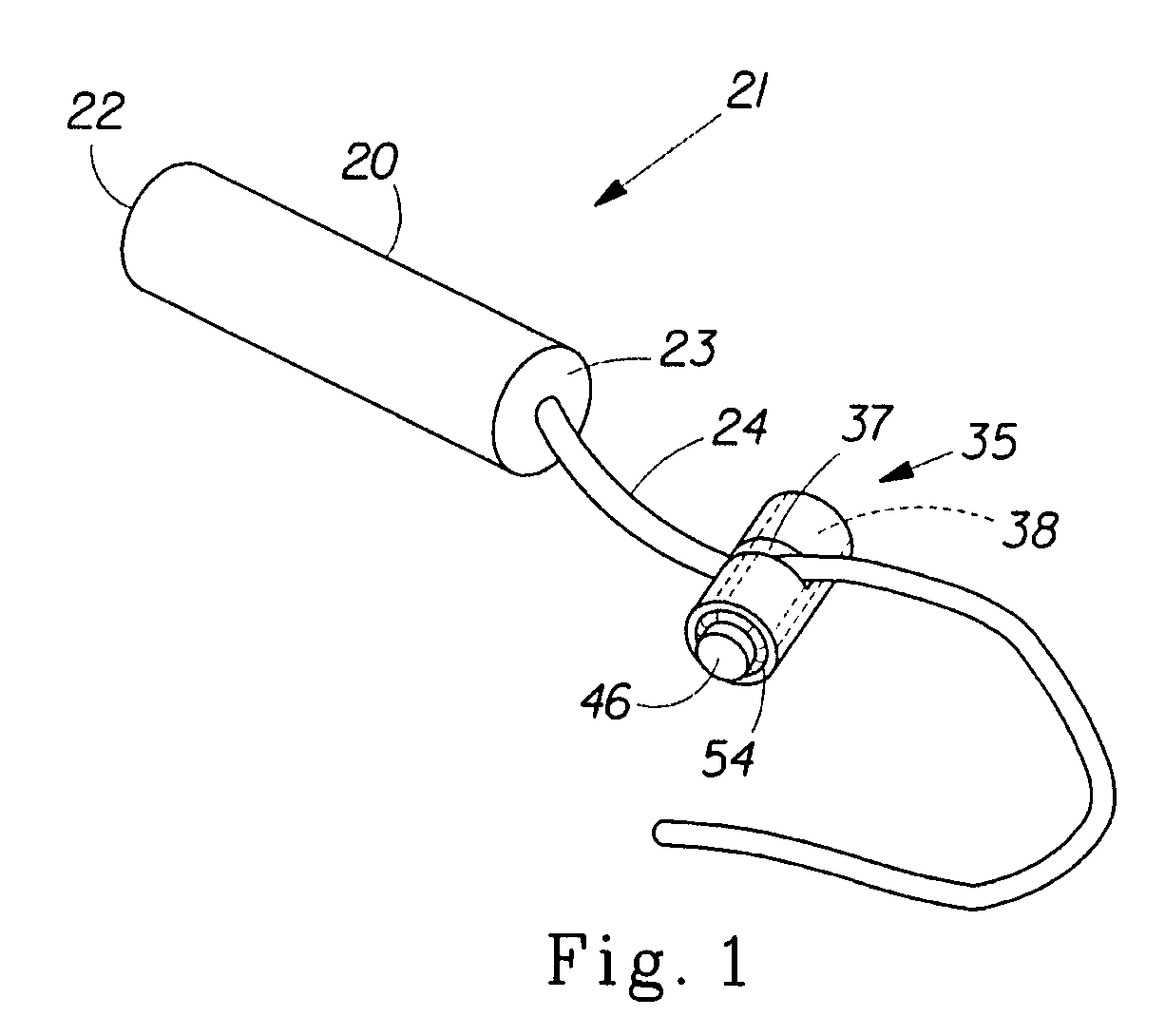 Intravaginal article measuring device