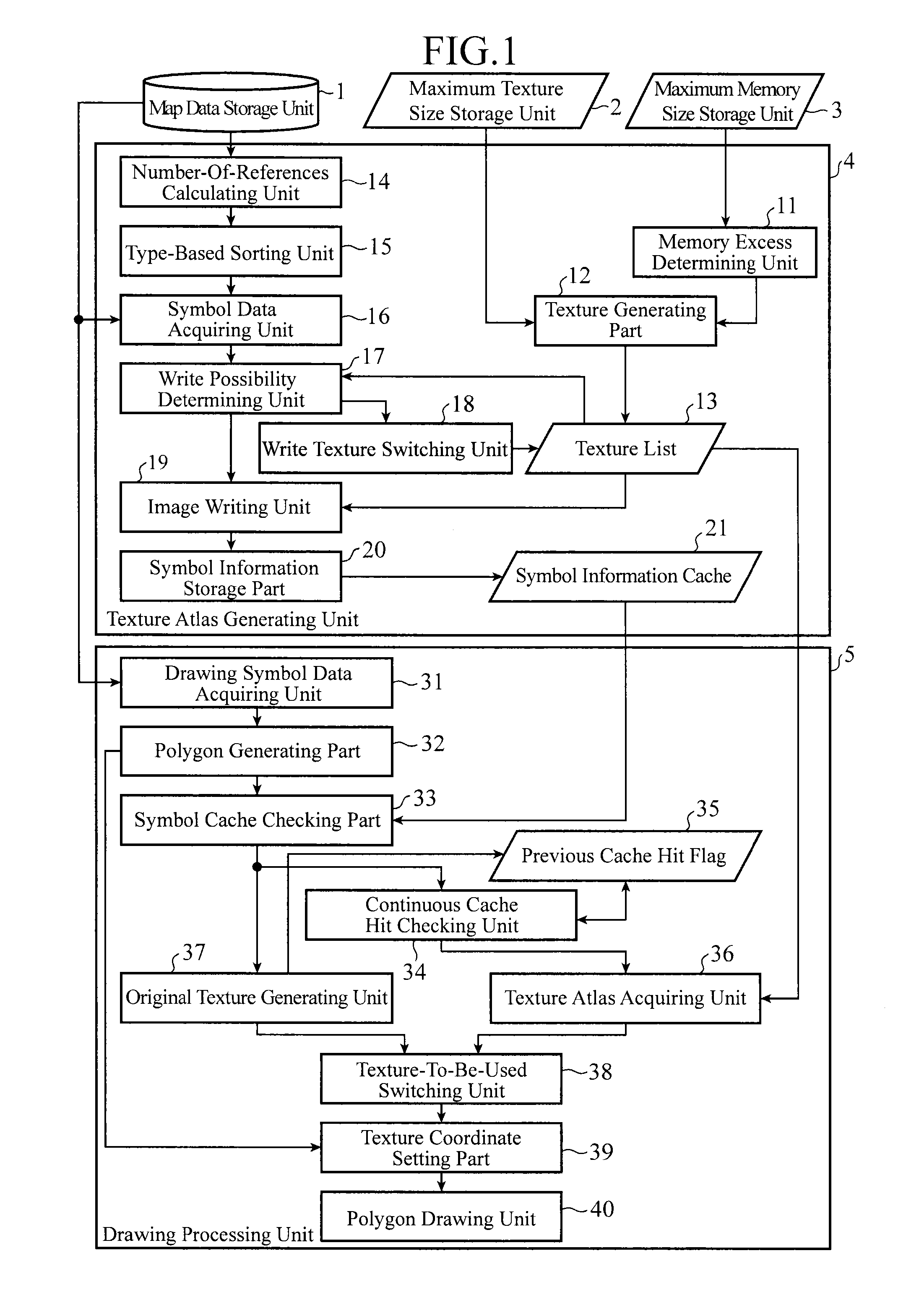 Map symbol drawing device