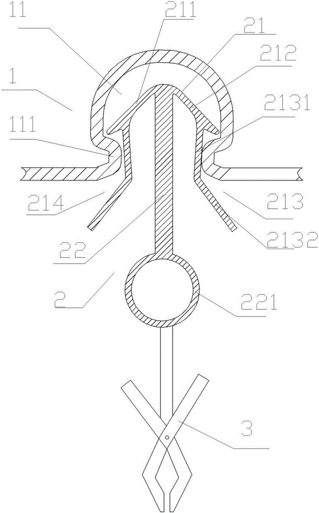 Convenient object hanging device utilized inside refrigerator and refrigerator