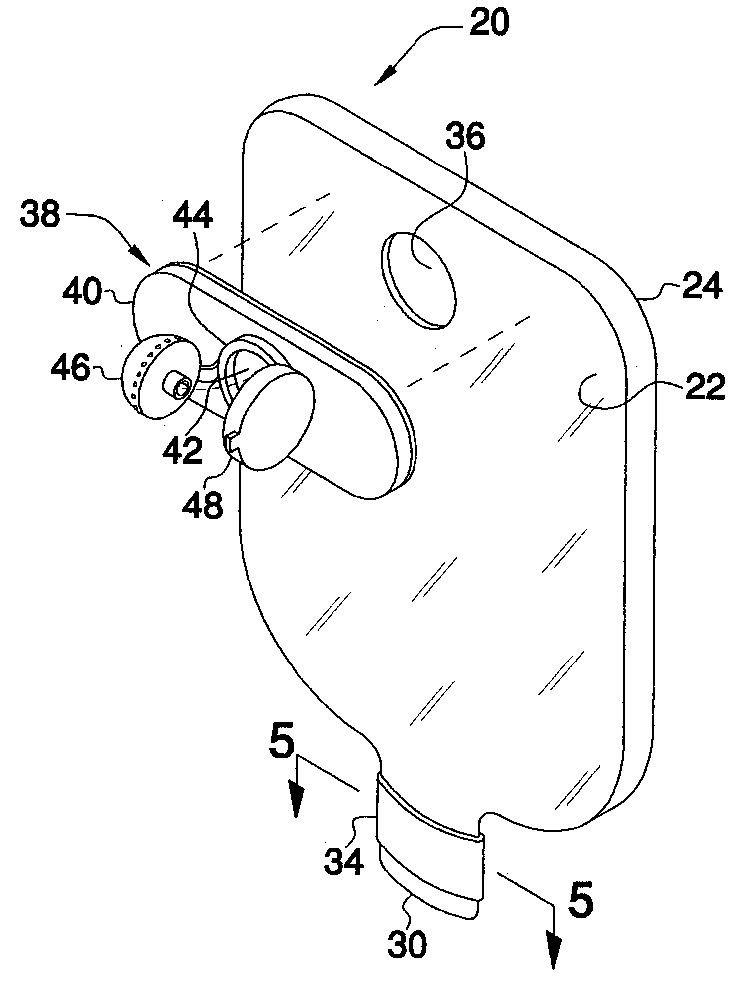 Colostomy bag and method of use