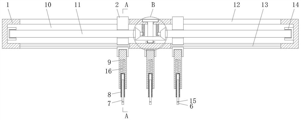 Adjustable flap retractor for mammary gland surgeon operation