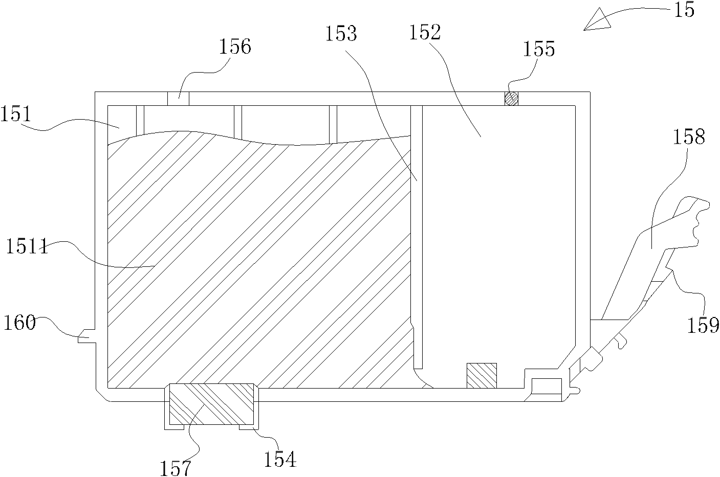 Negative pressure type ink box filling apparatus, filling system thereof and filling method thereof
