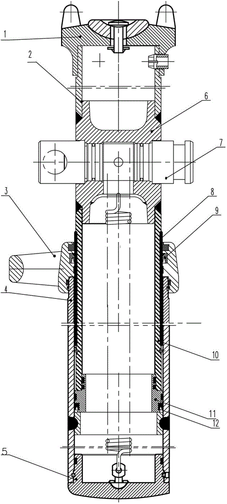Technology method for re-manufacturing individual hydraulic prop