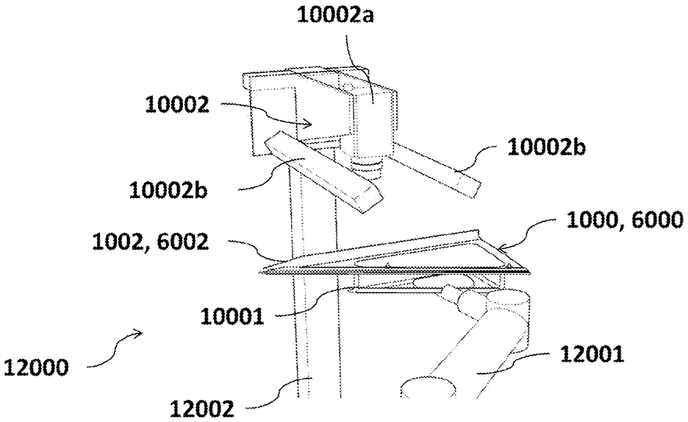 Method and system for inspecting transparent glass with adjunctions