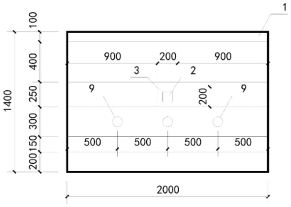 Tramcar ground section hedge plant arrangement structure