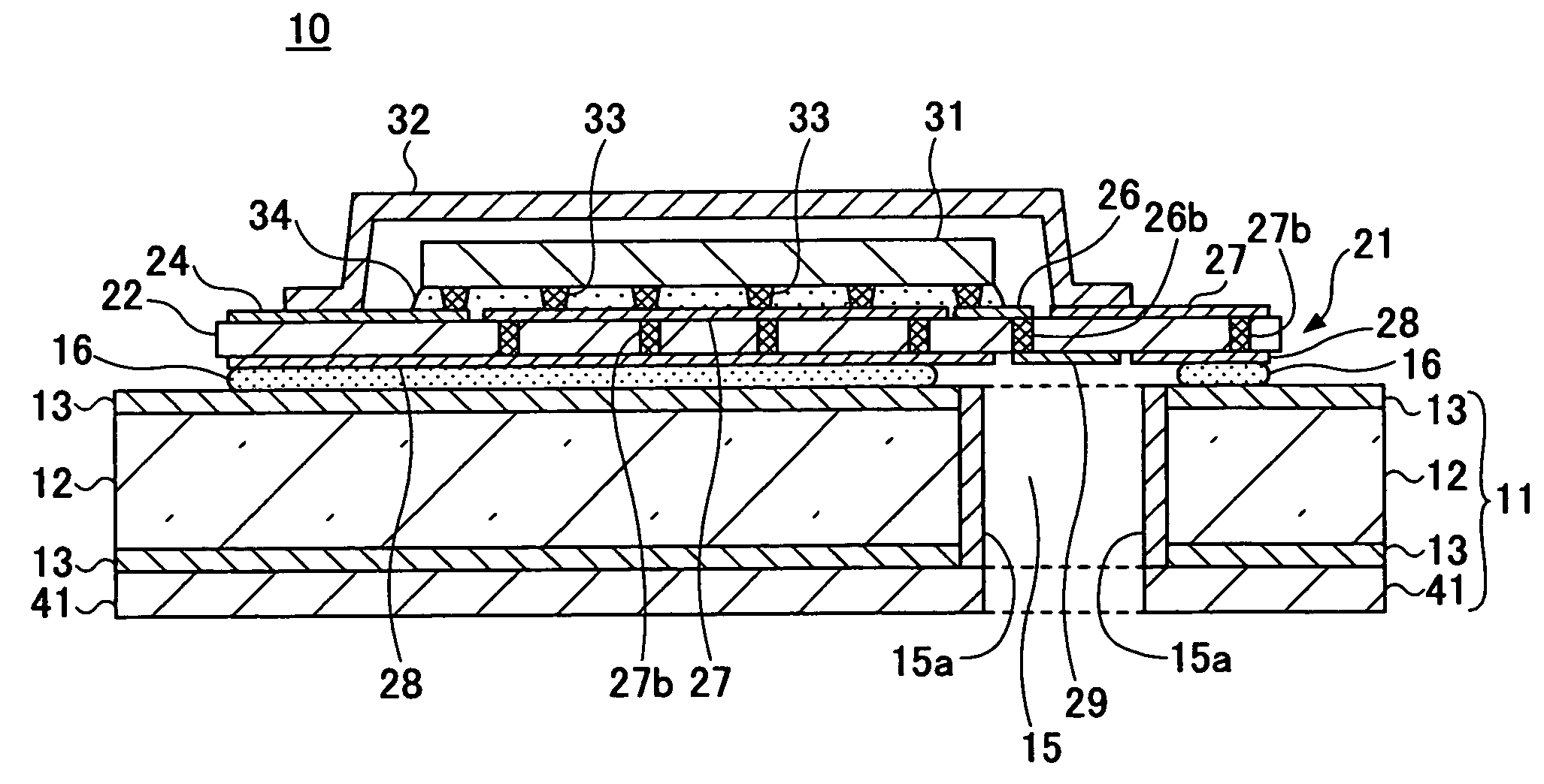 Radio-frequency module for communication and method of manufacturing the same