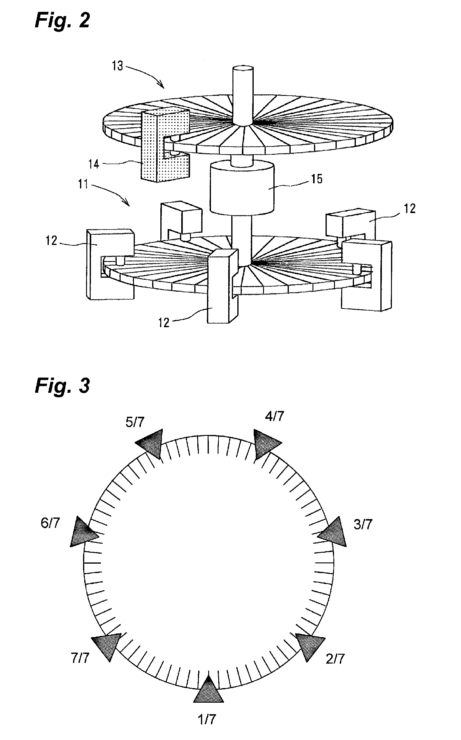 Angle detecting device with complex self-calibration function