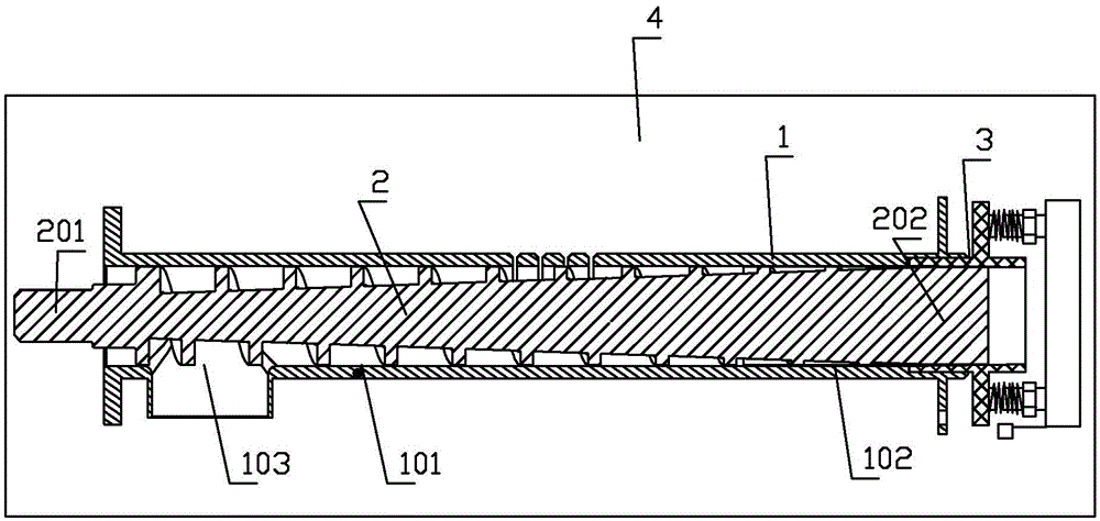 Squeezing mechanism for oil press
