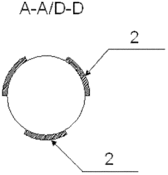 Method for manufacturing and fixing submarine pipeline buckle arrestor on basis of morphological energy adsorption