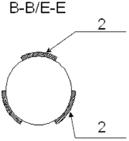 Method for manufacturing and fixing submarine pipeline buckle arrestor on basis of morphological energy adsorption