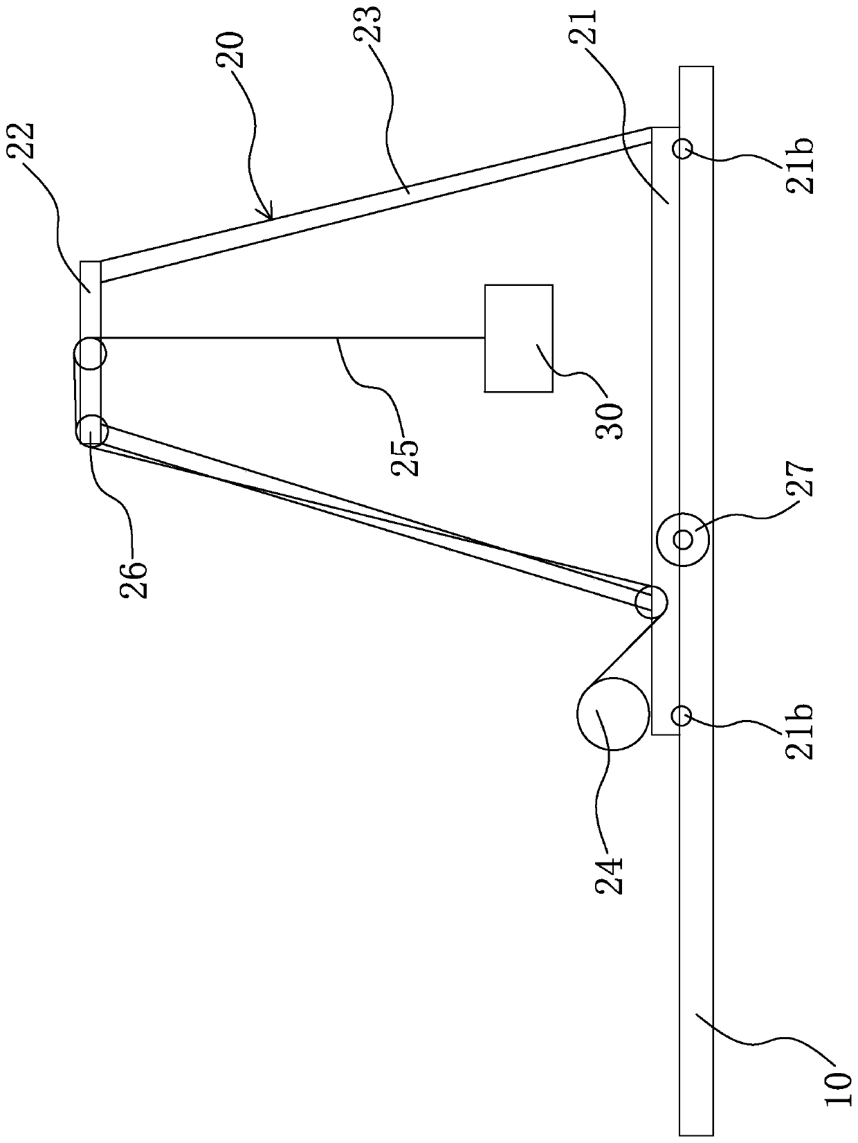 A sliding lifting bracket and its construction method
