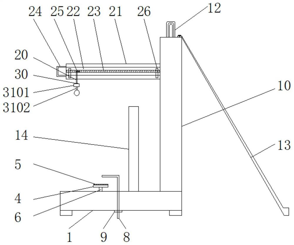 Single fireproof glass detection device