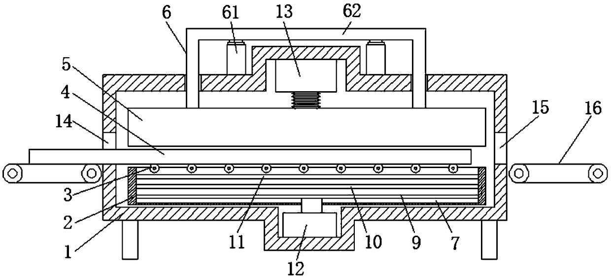 Plate drying device for processing of purifier