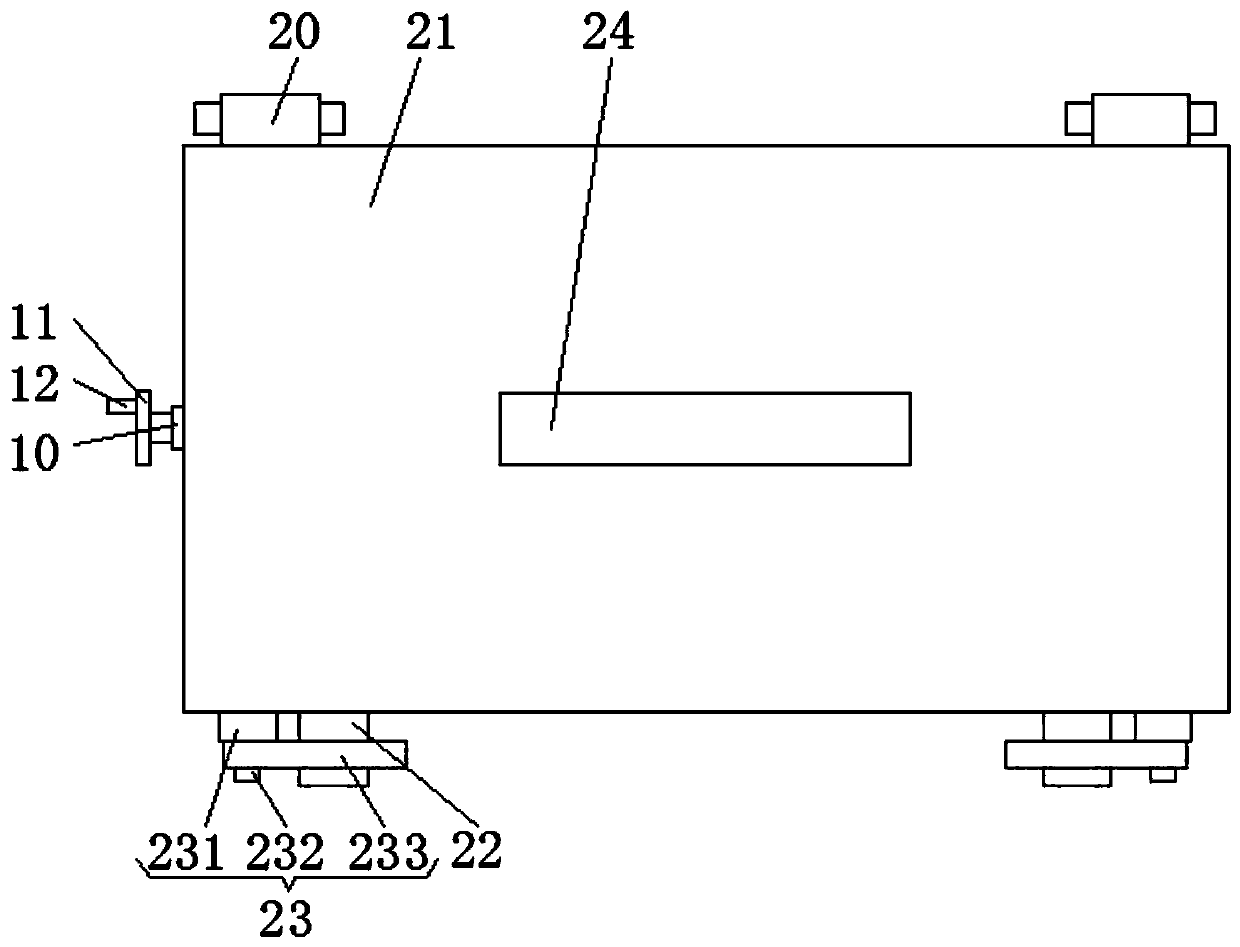 A combined farm tool box with classification function