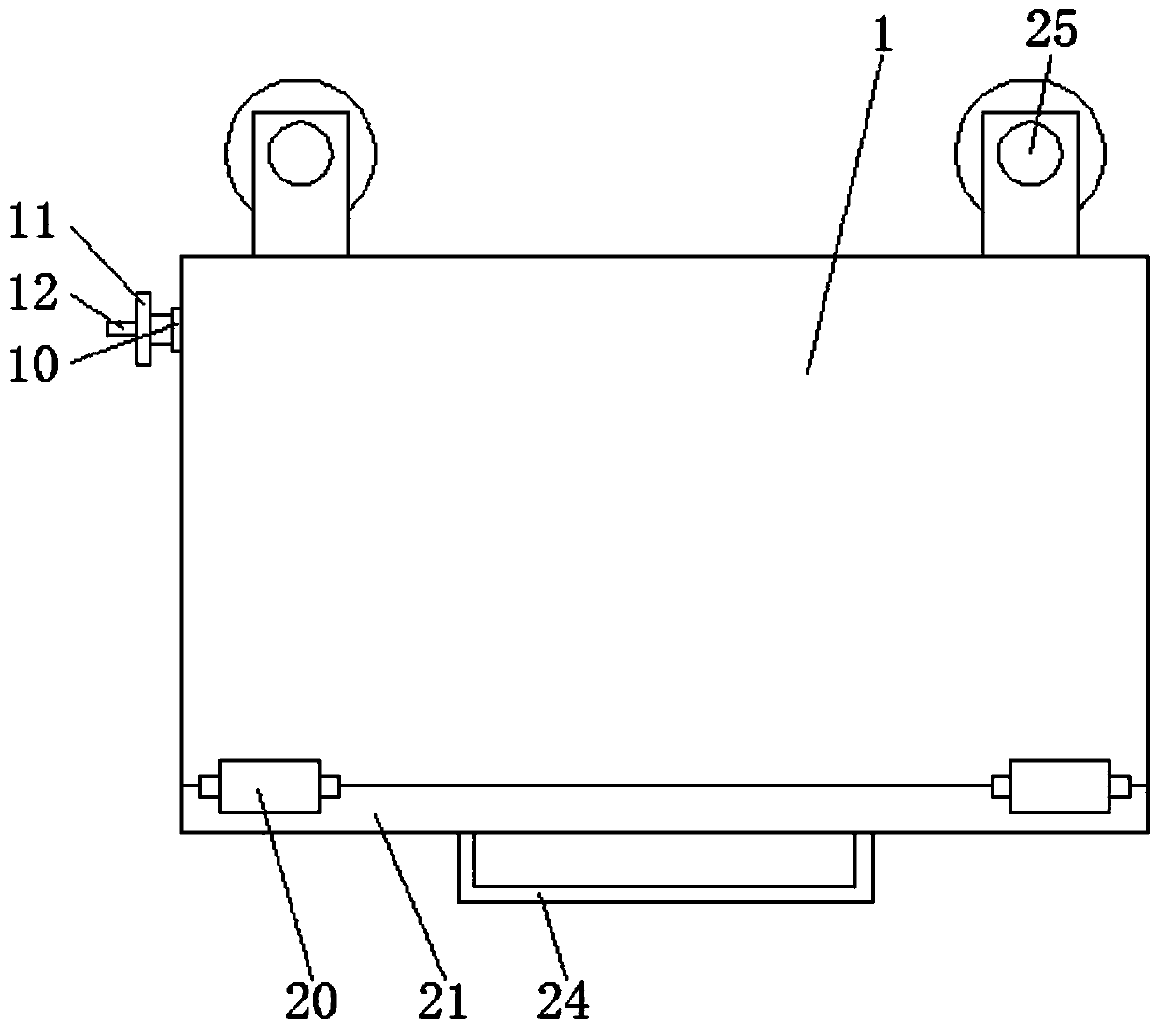 A combined farm tool box with classification function