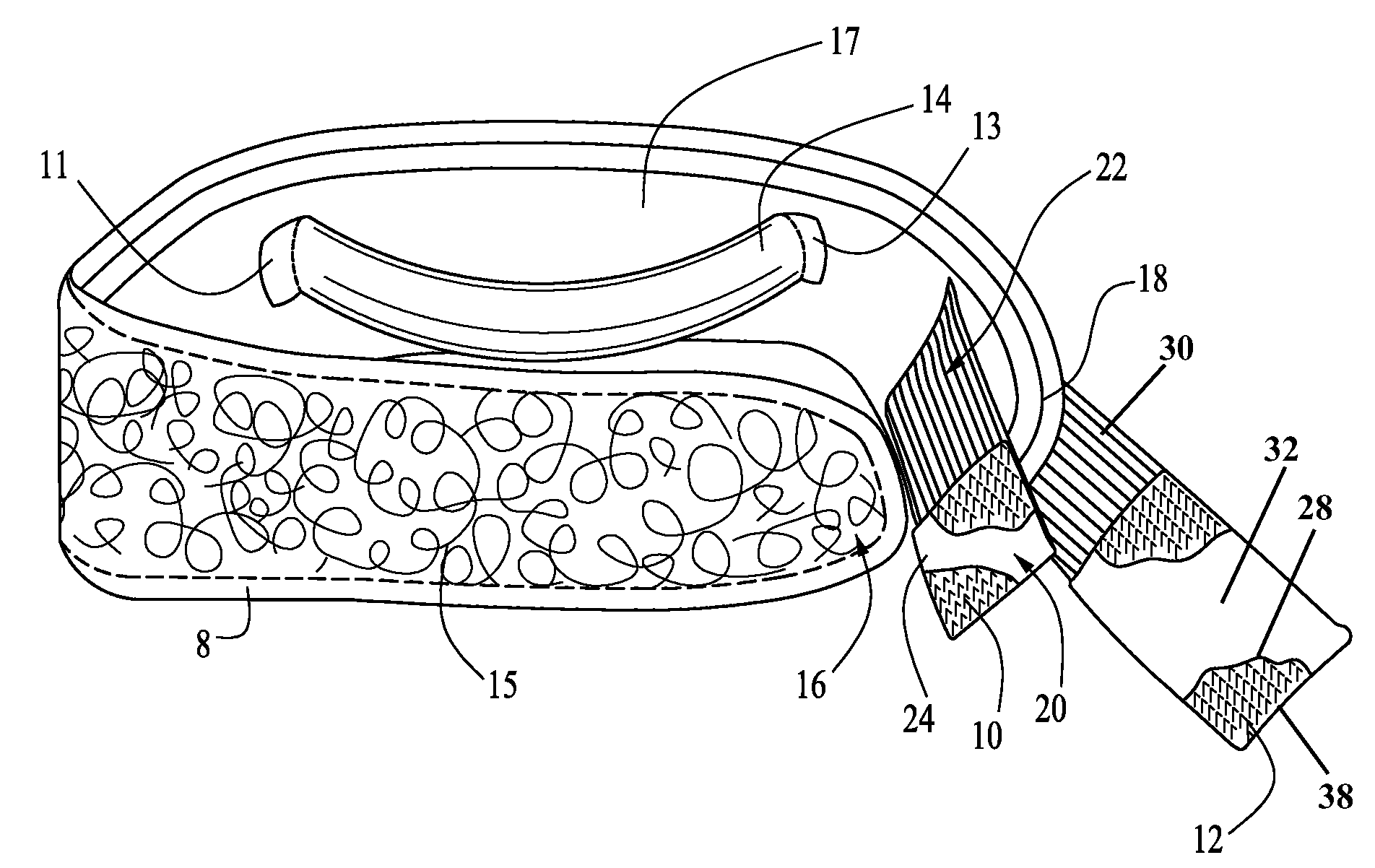 Knee support device
