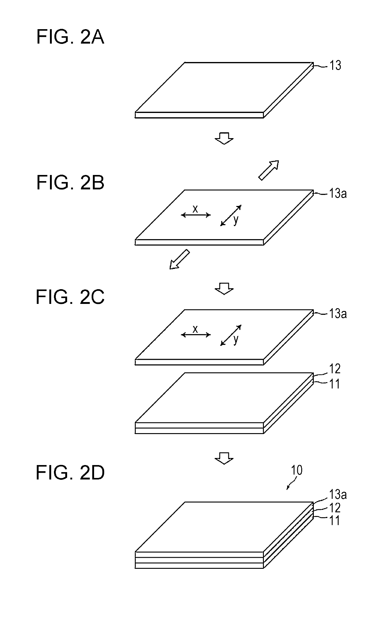 Laminated body, method for producing laminated body, and rearview mirror for vehicle