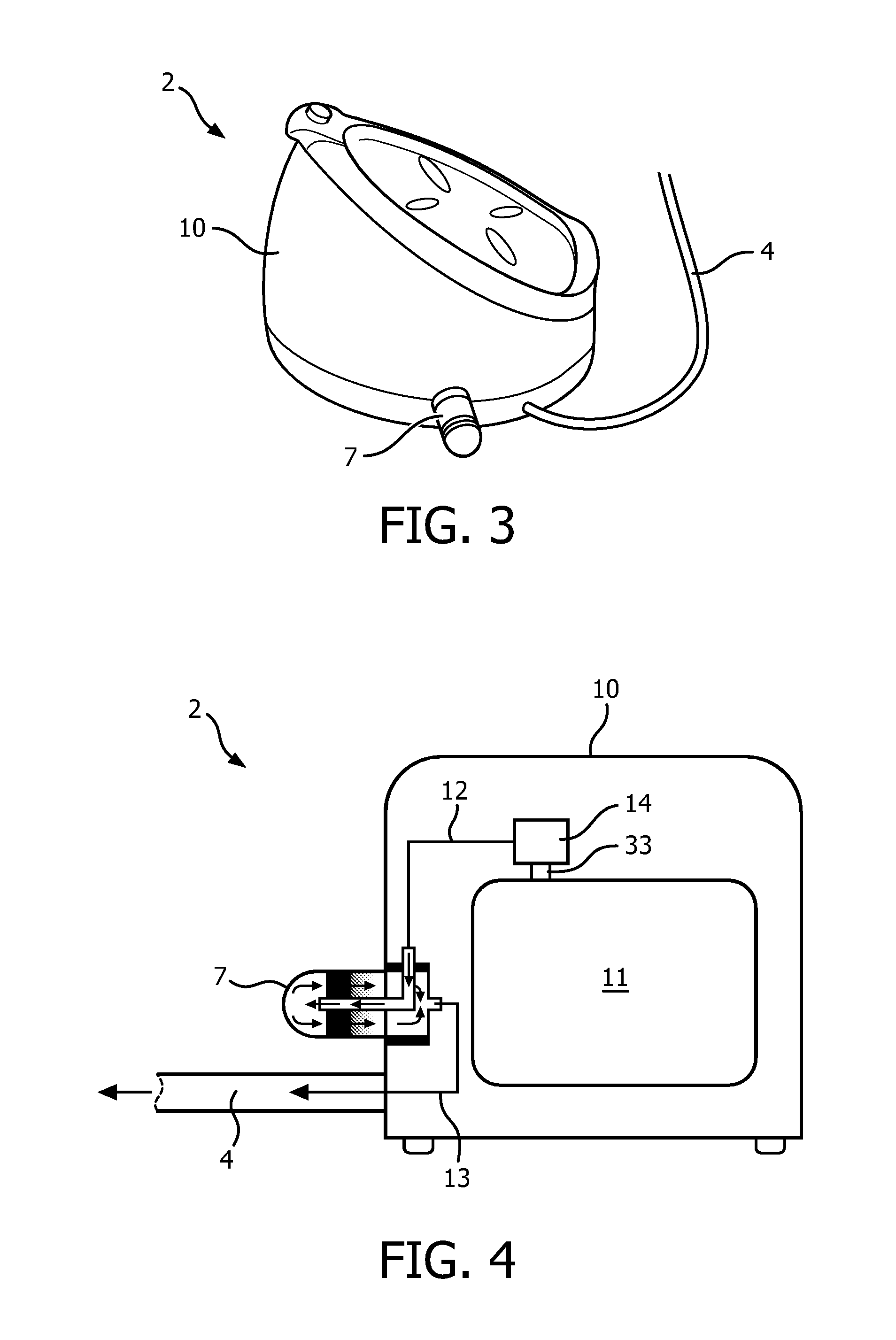 Steamer with filter unit, filter cartridge and method of conveying steam