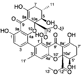 Secalonic acid L derived from Penicillium oxalicum and application in inhibiting human cancer cell proliferation