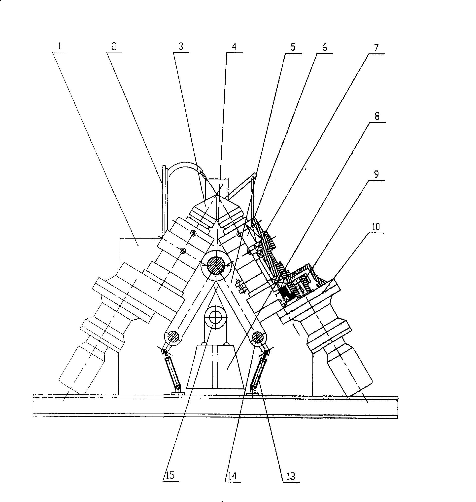 Helical blade rolling mill