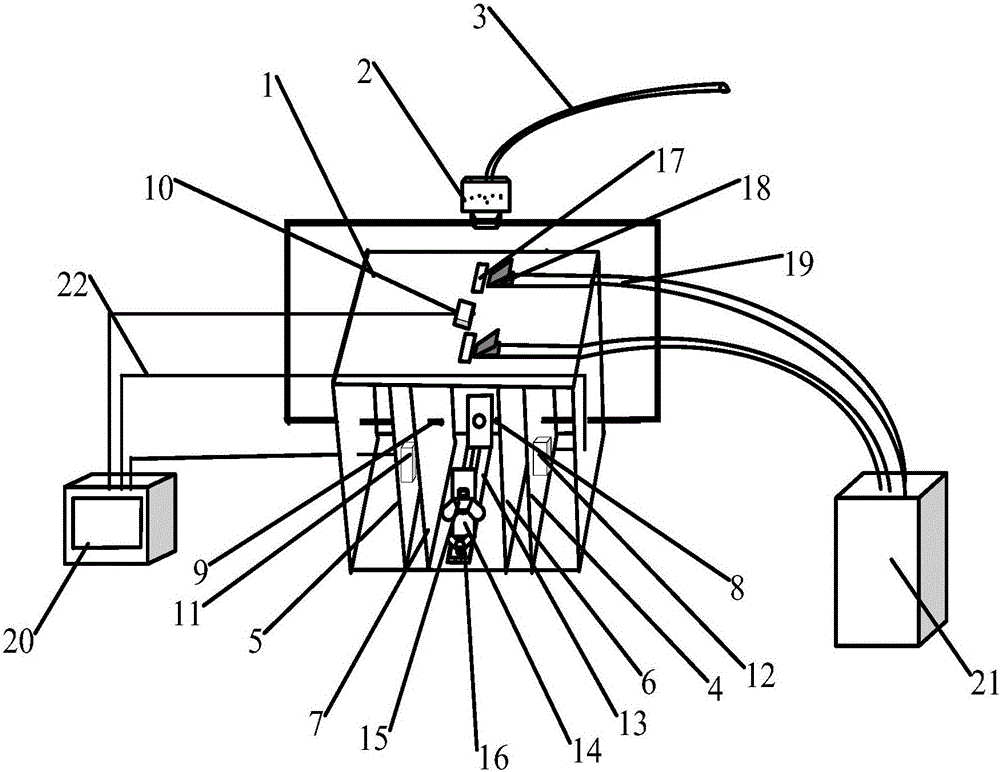 Device for testing combustion performance of power battery