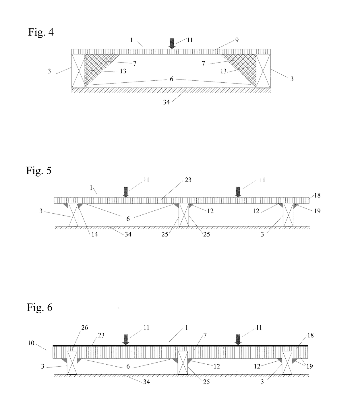 Stiffened frame supported panel