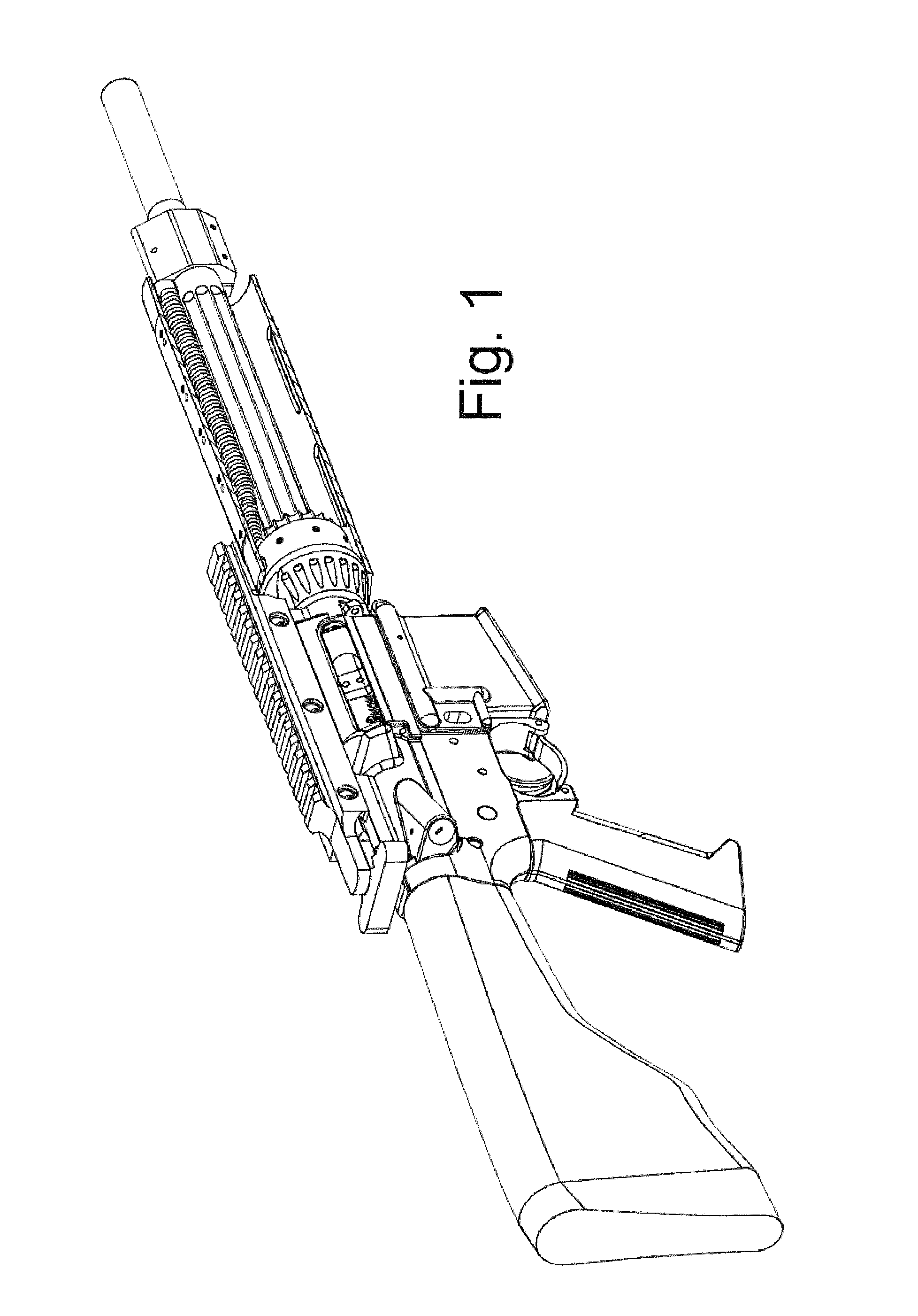 Coiled cover for firearm gas tube