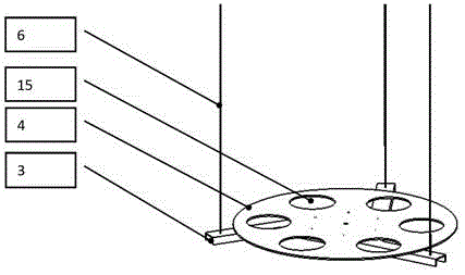 Three-wire torsional pendulum method rigid body dynamic parameter test console