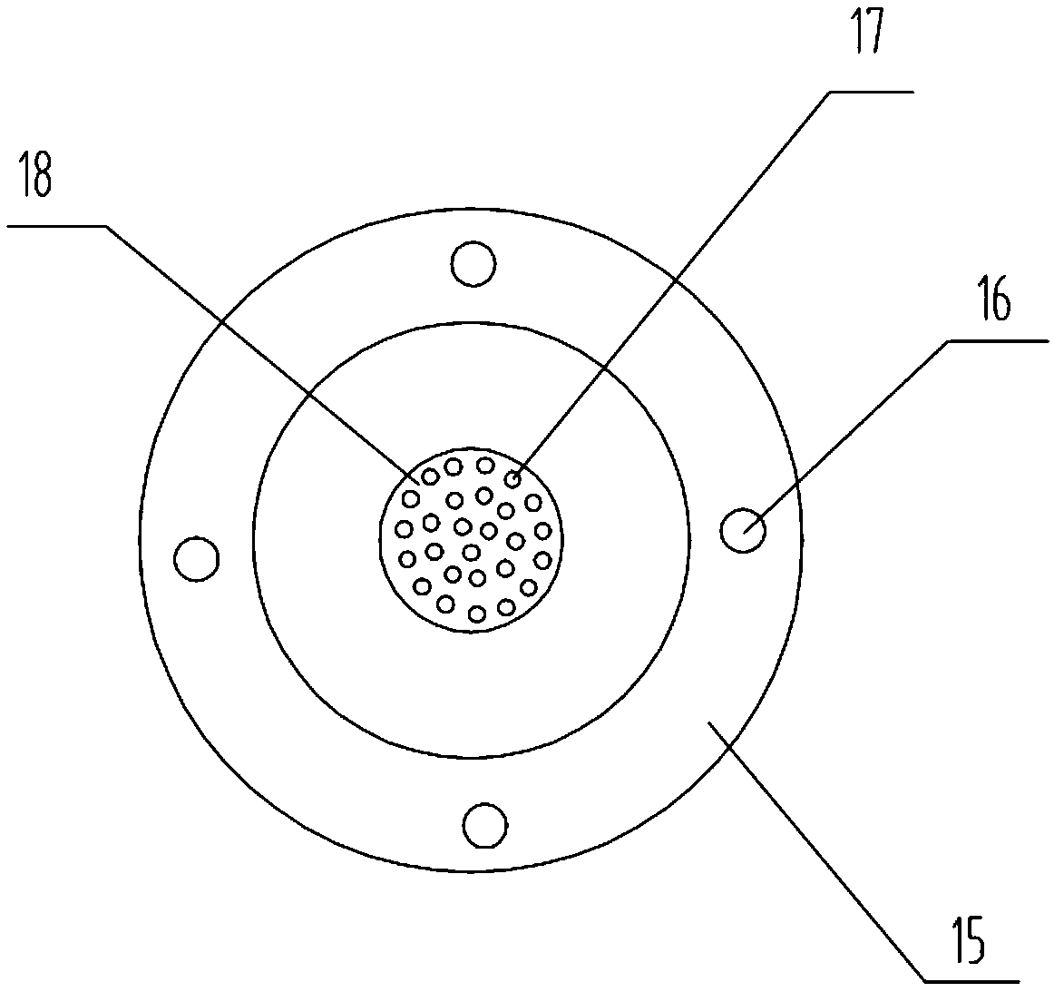 Method and device for treatment of air containing viscous paint particles