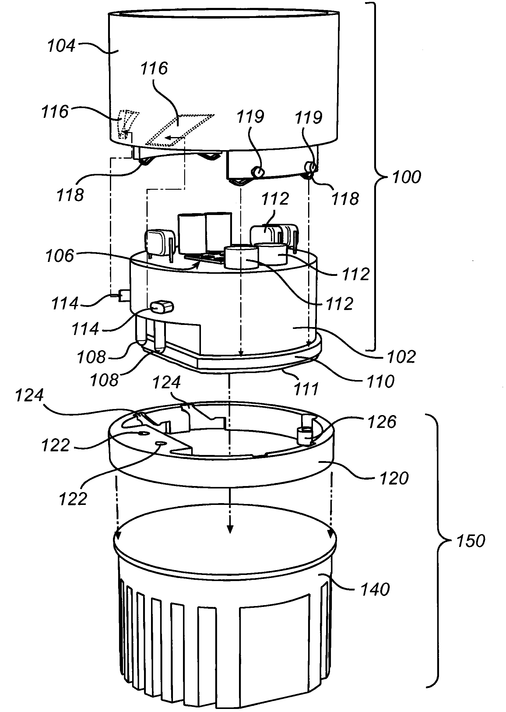 Lighting assembly and socket