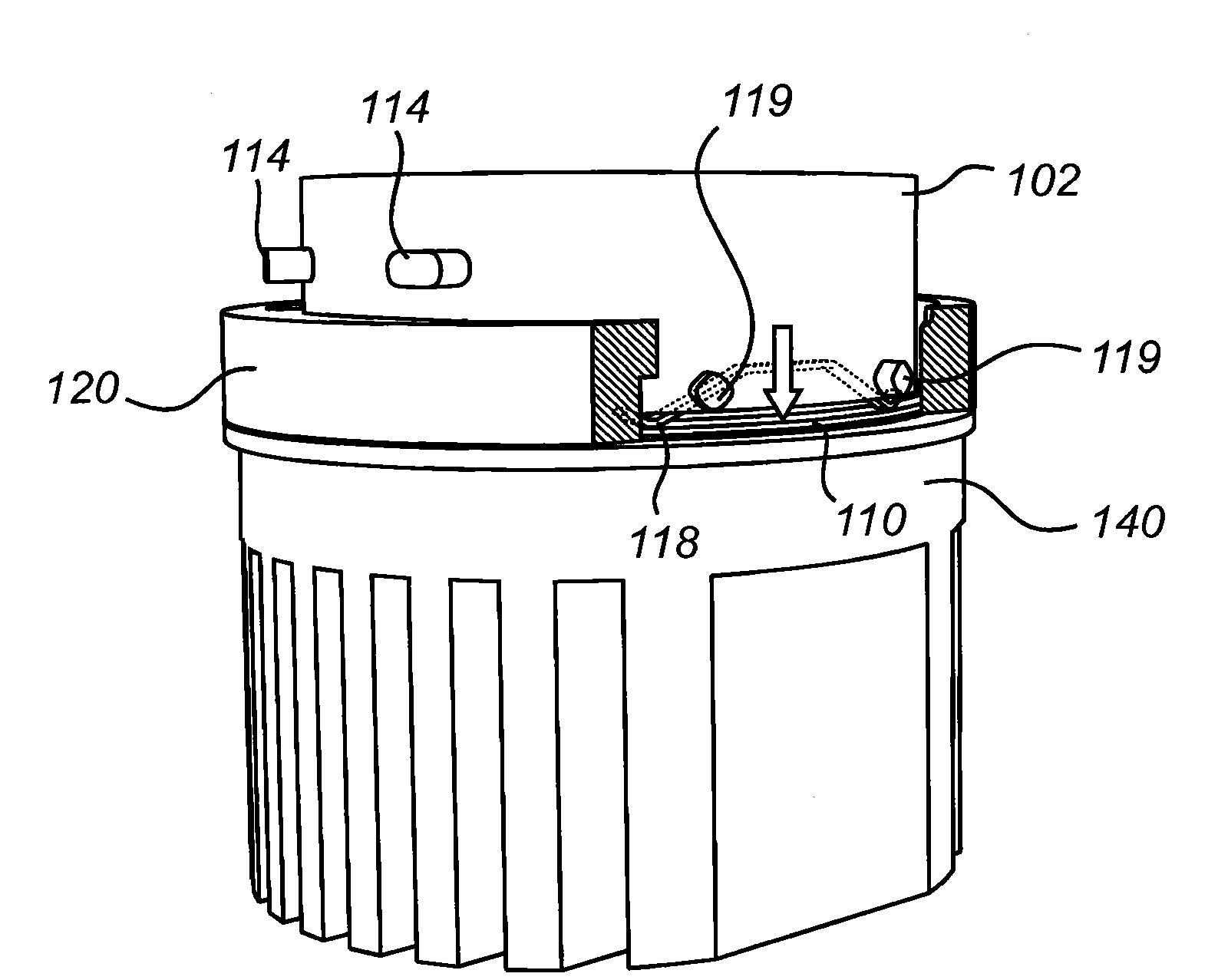 Lighting assembly and socket