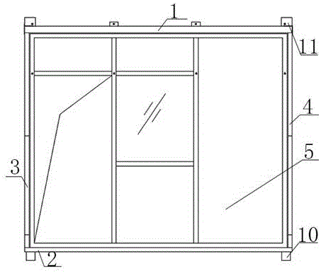 Folding box-type board room capable of being overlapped