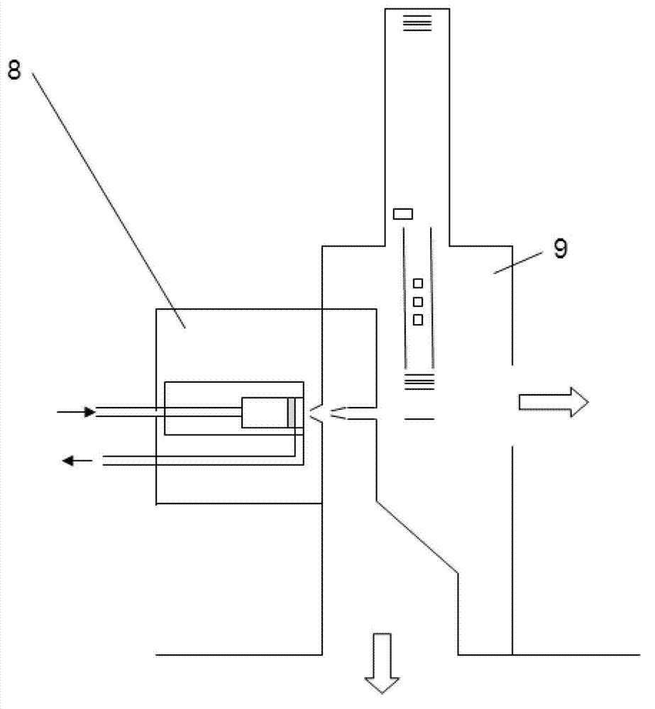 High-temperature normal-pressure catalytic reactor suitable for mass spectrometry and application thereof