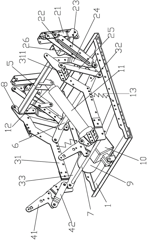 Chair and electro-mechanical stretching apparatus thereof