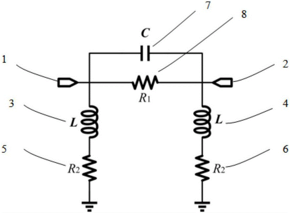 Lumped structure microwave amplitude equalizer