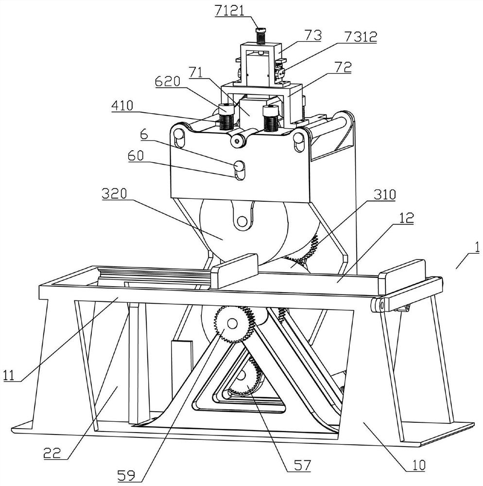 Rotary adjusting type cigarette paper ink explosion testing device