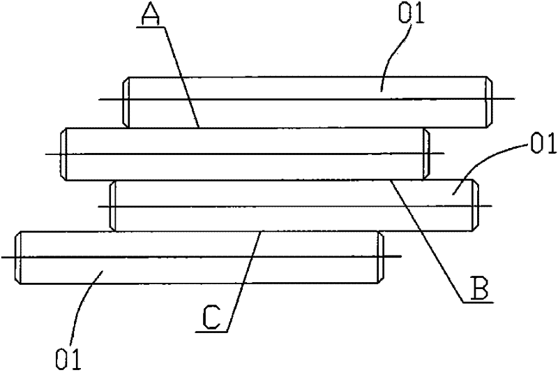 Dehydrating and drying device for chemically plated small shaft