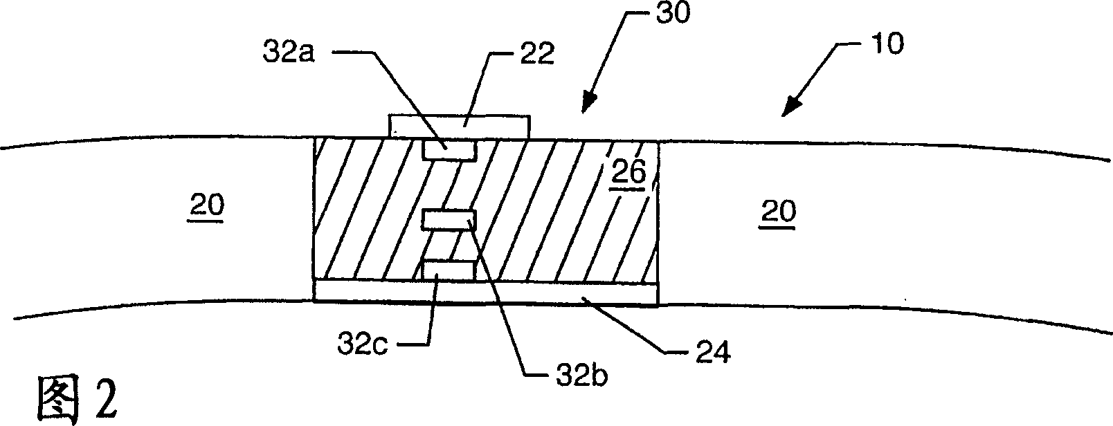 Microstrip antenna for an identification appliance