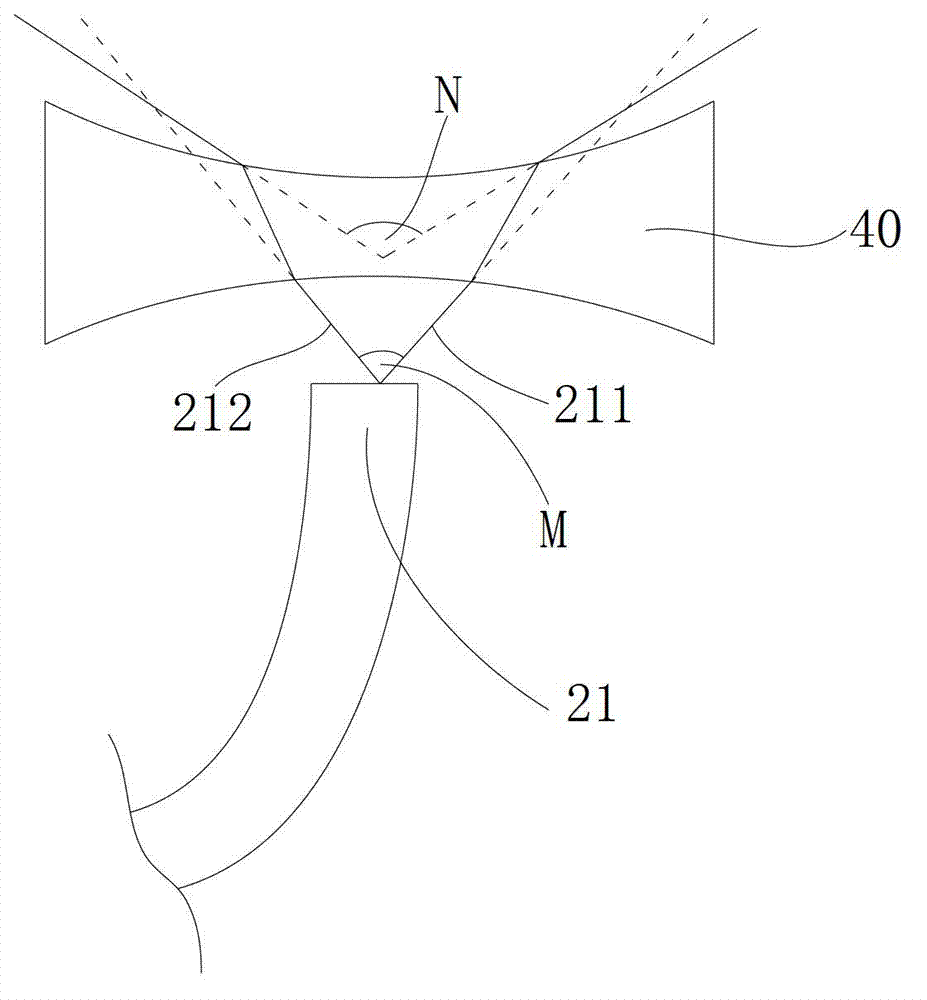 Light guiding system, side-inlet type backlight module and liquid crystal display