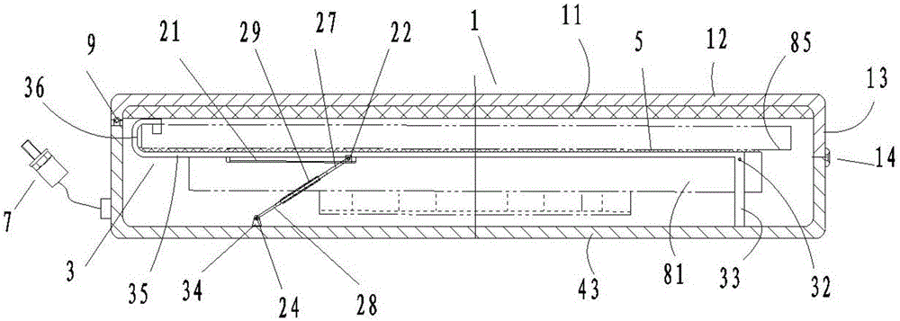 Portable temperature measuring device of wires and electrical appliances