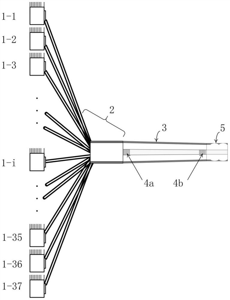 Mid-infrared all-fiber laser oscillator based on conical double-cladding Raman gain fiber and method for generating mid-infrared laser